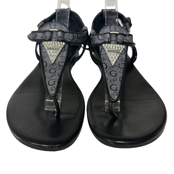 Guess T Strap Buckle Flat Sandals Womens Size 8.5 M - Picture 2 of 8